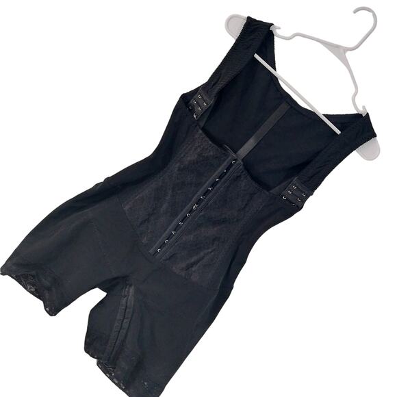 NWOT! ARDYSS! GORGEOUS BLACK ELASTIC PANEL & LACE FULL LENGTH CORSET! SZ 36 - Picture 1 of 10